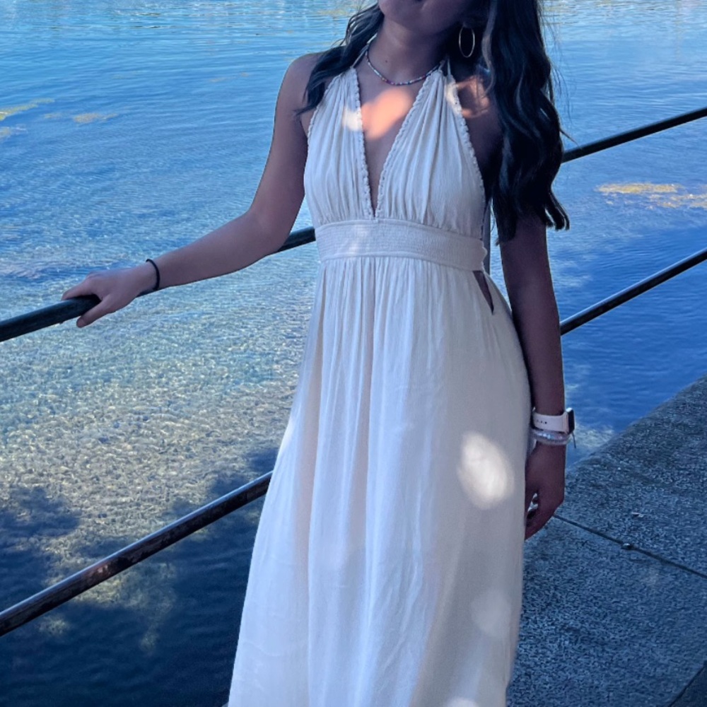 Boutique Brand Halter Top Maxi Dress